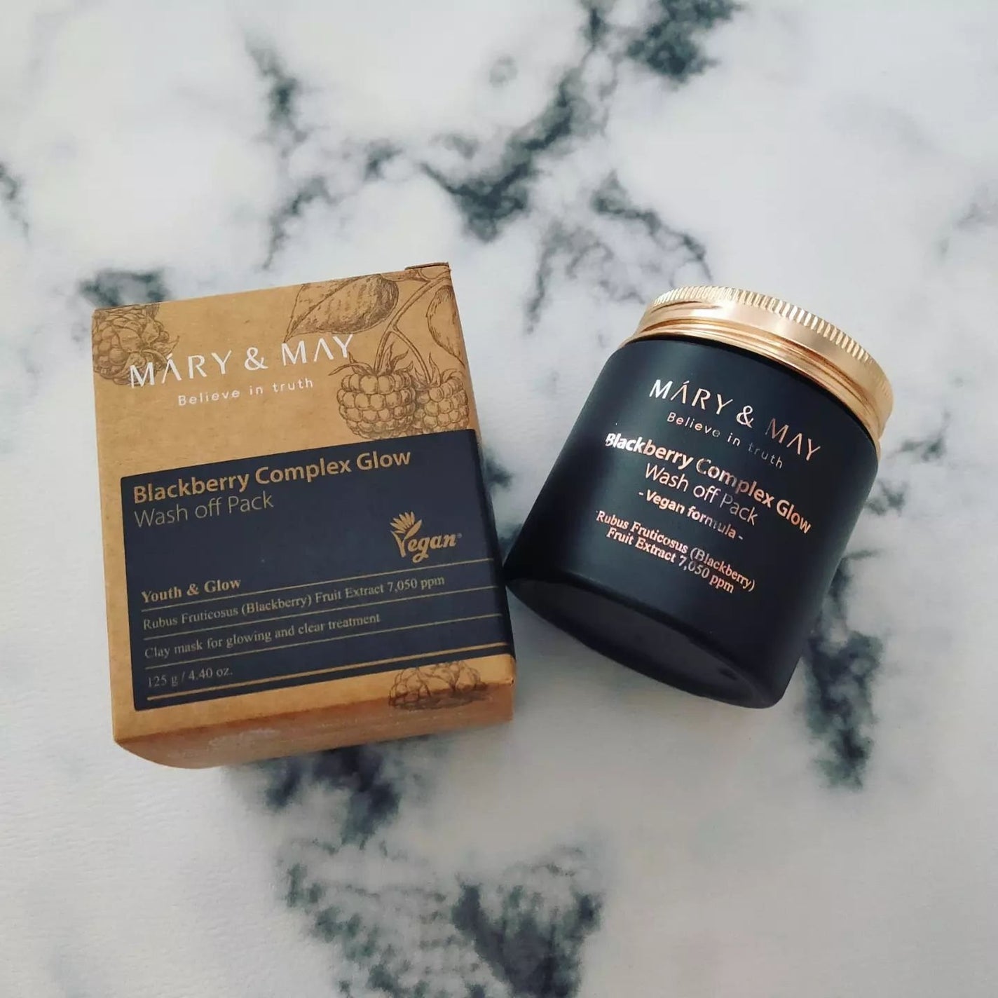 ブラックベリー コンプレックス グロウ ウォッシュオフパック/MARY&MAY/洗い流すパック・マスクを使ったクチコミ(1枚目)