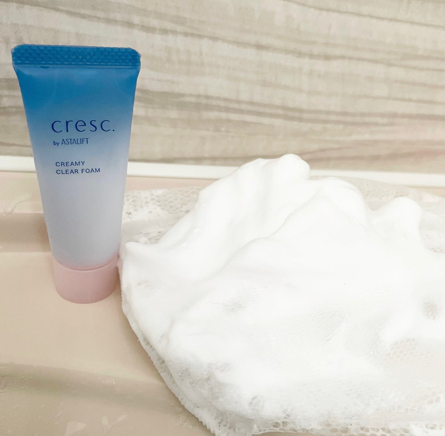 クリーミー クリアフォーム/cresc. by ASTALIFT/洗顔フォームを使ったクチコミ(3枚目)