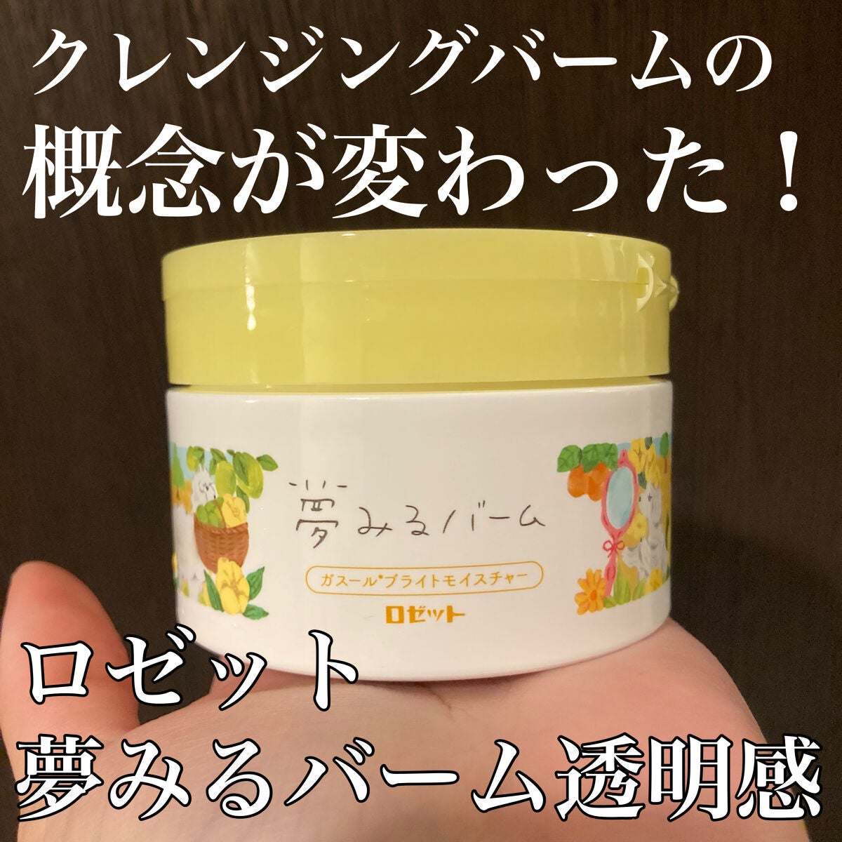 夢みるバーム ガスールブライトモイスチャー /ロゼット/クレンジングバームを使ったクチコミ(1枚目)