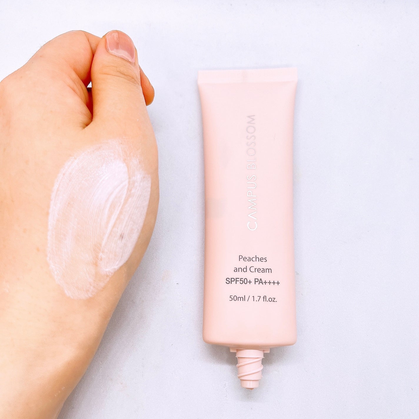 ピーチ&クリームトーンアップ サンスクリーン/CAMPUS BLOSSOM/化粧下地を使ったクチコミ(4枚目)