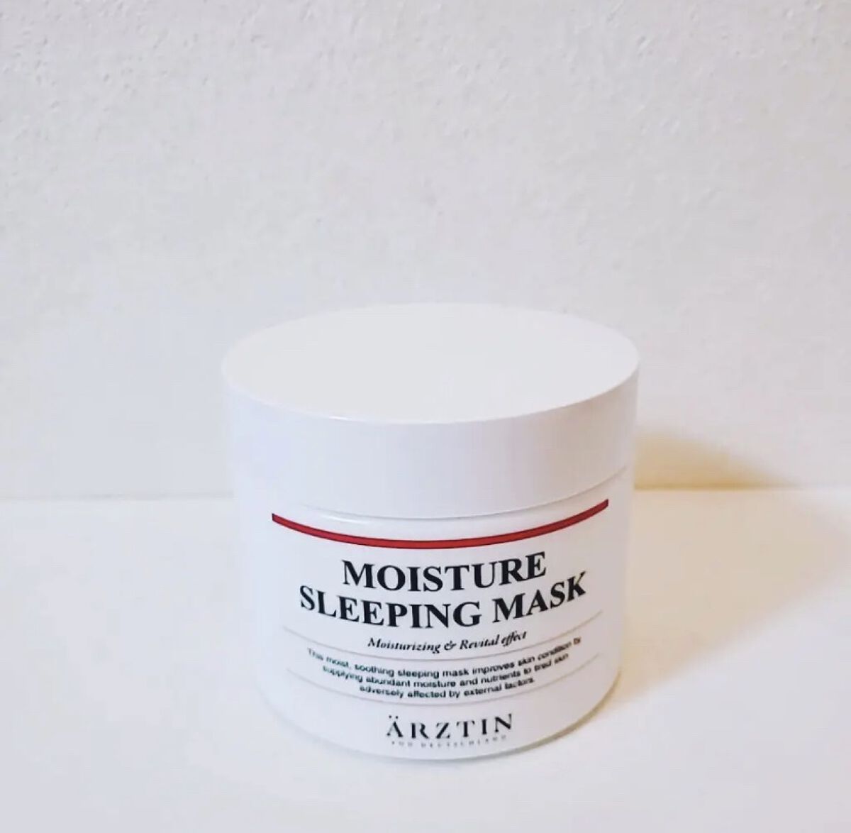 ARZTIN
モイスチャースリーピングマスク
¥4,500


乾燥気味で肌に潤いを作りたい方に◎
肌の水分量UPしたい方に◎

寝ている間に肌を潤してくれるスリーピングマスク！

韓国大手皮膚科が開発で効果◎

ヒアルロン酸などの高保湿成