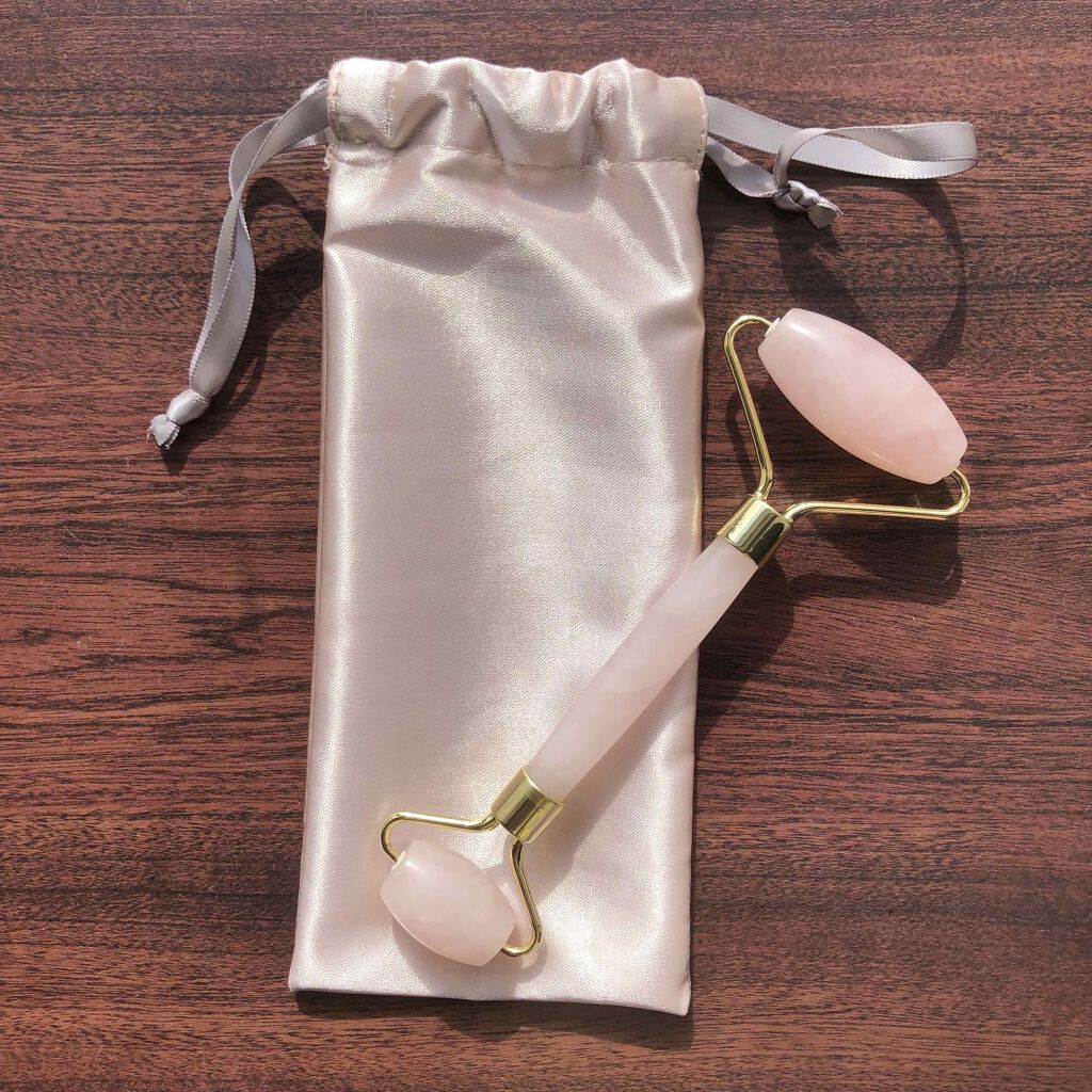 abundy me ローズクォーツローラー/コジット/その他スキンケアグッズを使ったクチコミ（2枚目）