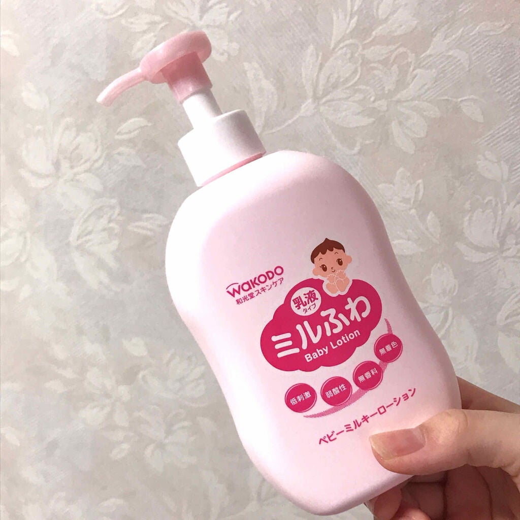 ベビーミルキーローション/ミルふわ/ボディローションを使ったクチコミ(1枚目)