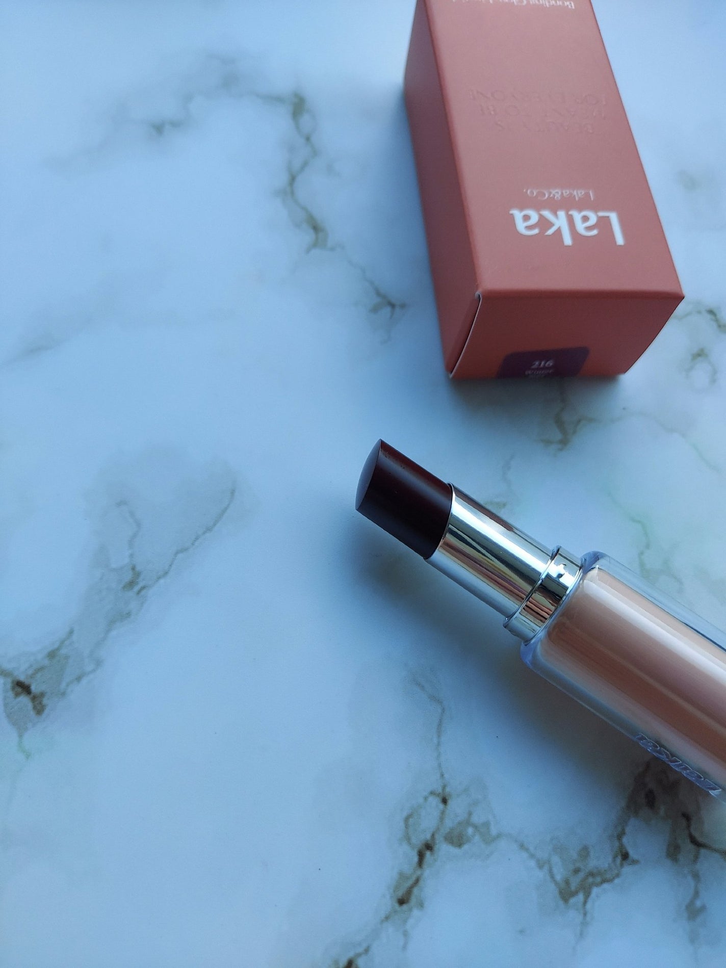 ボンディンググロウリップスティック/Laka/口紅を使ったクチコミ(10枚目)