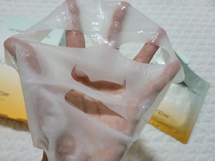 ディープモイスチャー マスク (ケアクリーム付き)/cerXcer/シートマスク・パックを使ったクチコミ(3枚目)