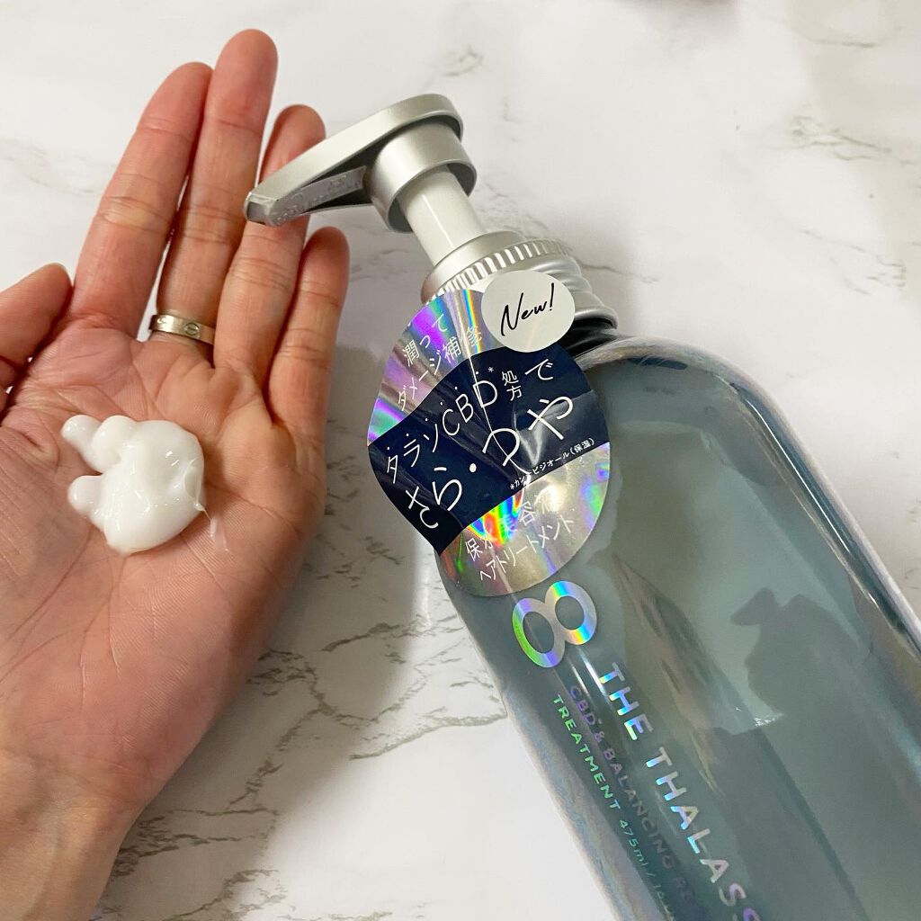 エイトザタラソ ユー CBD&リフレッシング クレンズ 美容液シャンプー/CBD&バランシング ダメージリペア 美容液ヘアトリートメント/エイトザタラソ/市販シャンプーを使ったクチコミ(4枚目)