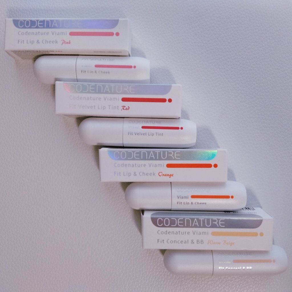 ビアミフィットリップ&チーク/CODENATURE/リップグロスを使ったクチコミ(2枚目)