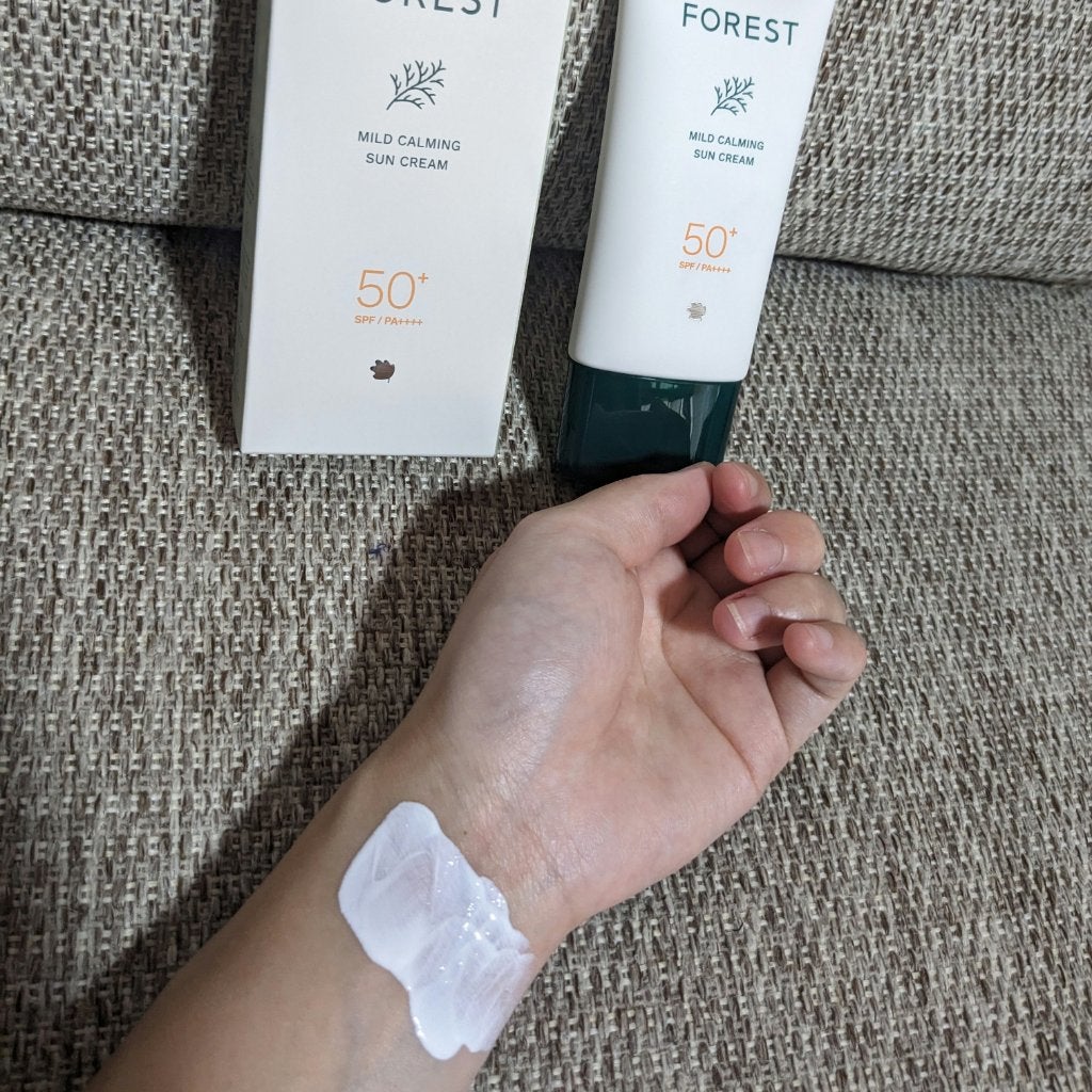 フォレスト マイルドカーミングサンクリーム/FoRest by Greenfinger/日焼け止めクリームを使ったクチコミ(3枚目)