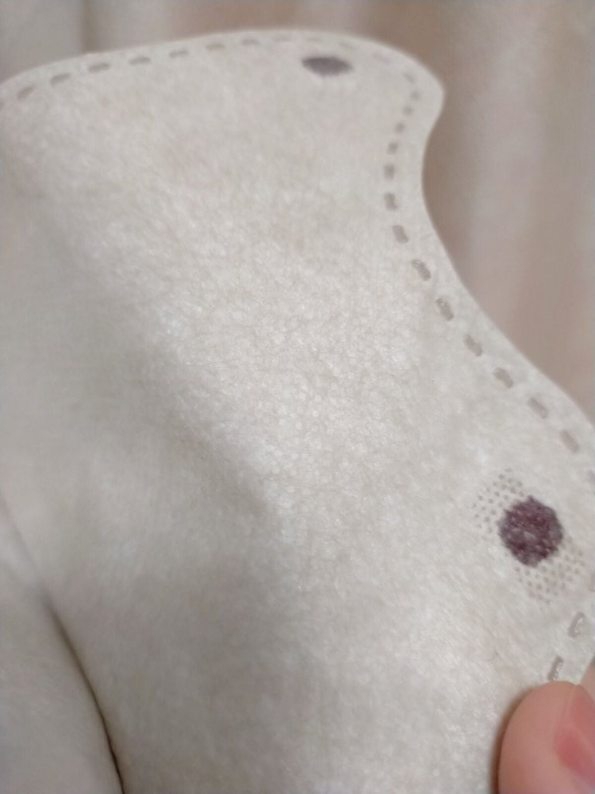 立体構造 不織布マスク/Qoo10/マスクを使ったクチコミ(6枚目)