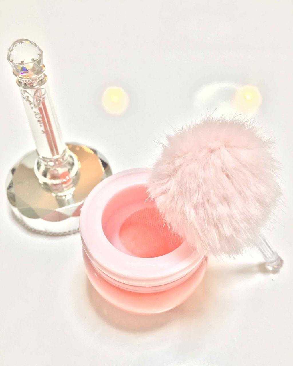 ルースブラッシュ 02 fluffy flower/JILL STUART/パウダーチークを使ったクチコミ（2枚目）