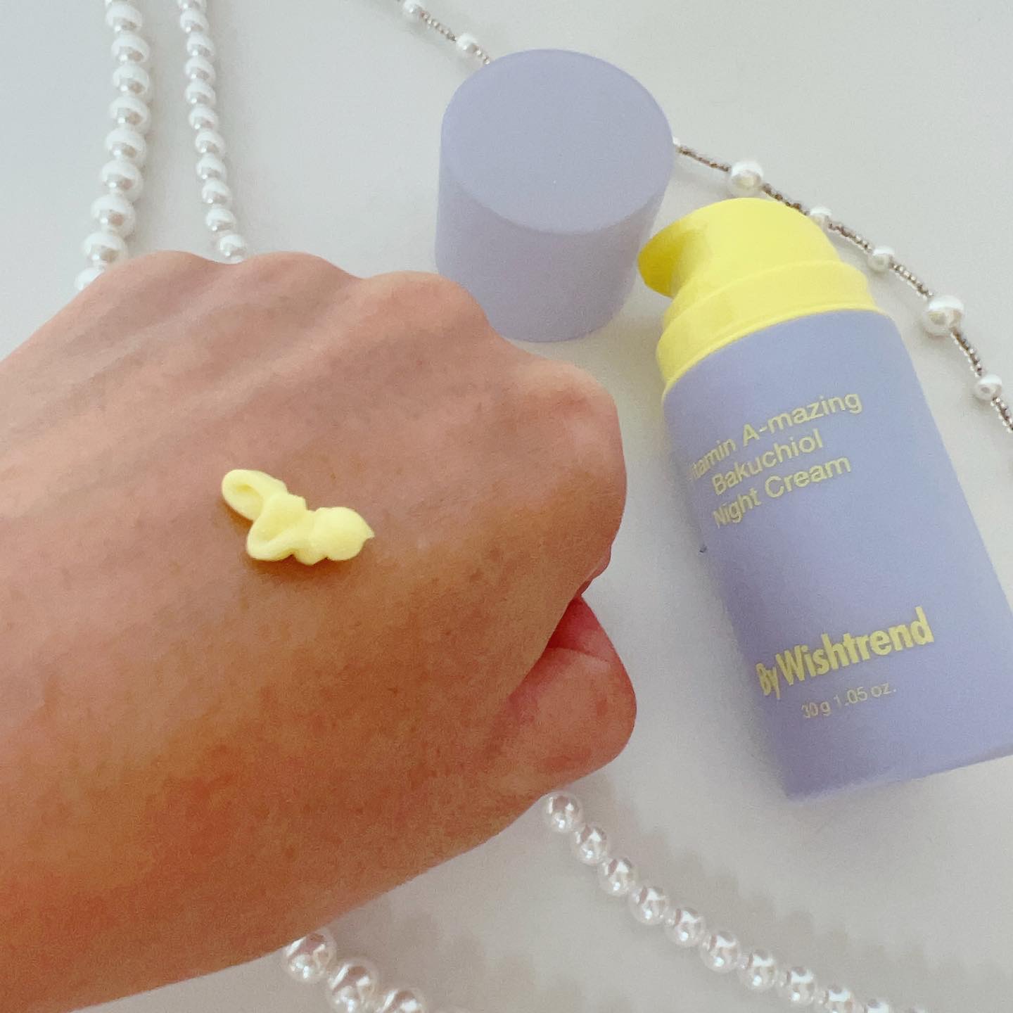 ビタミンA-mazingバクチオールナイトクリーム/By Wishtrend/フェイスクリームを使ったクチコミ（2枚目）