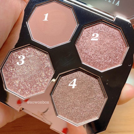 ドリームベルベットアイシャドウパレット/DEAR DAHLIA/アイシャドウパレットを使ったクチコミ(2枚目)