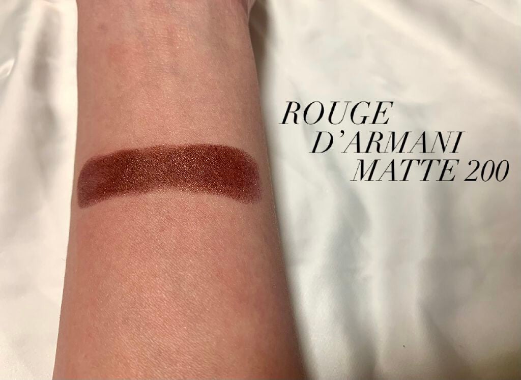 ルージュ ドゥ アルマーニ マット/ジョルジオ アルマーニ ビューティ/口紅を使ったクチコミ(2枚目)