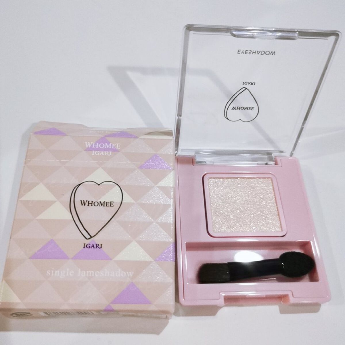 フーミー シングルラメシャドウ/WHOMEE/単色アイシャドウを使ったクチコミ（1枚目）