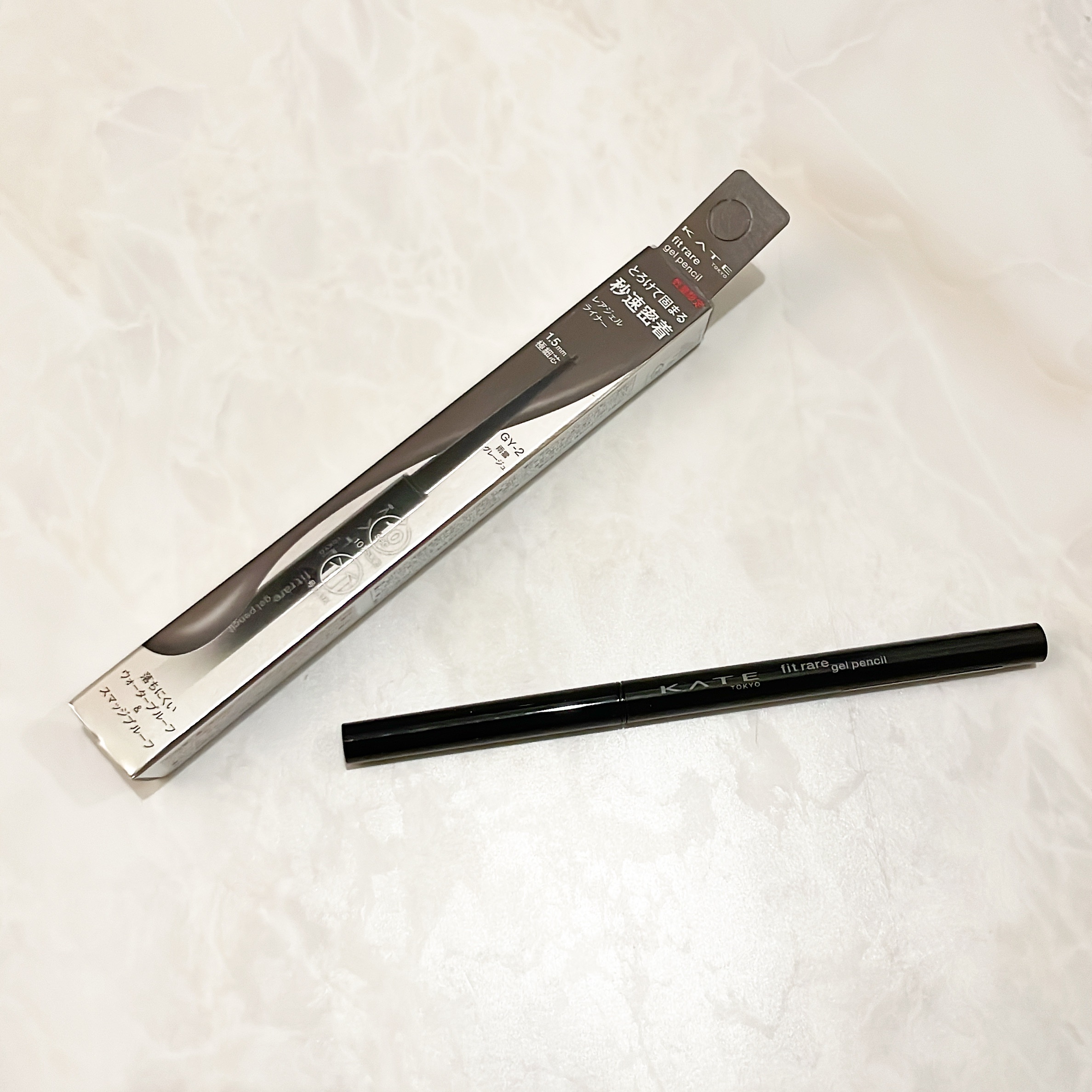 フレームレスフィルムマスカラ PU-1 薄明ラベンダー(限定)/KATE/マスカラを使ったクチコミ（2枚目）