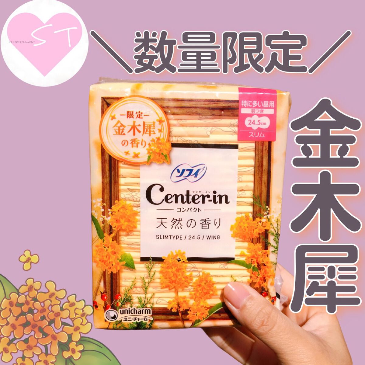 センターイン コンパクト 多い日の昼用 ハネつき/センターイン(ユニ・チャーム)/ナプキンを使ったクチコミ（1枚目）