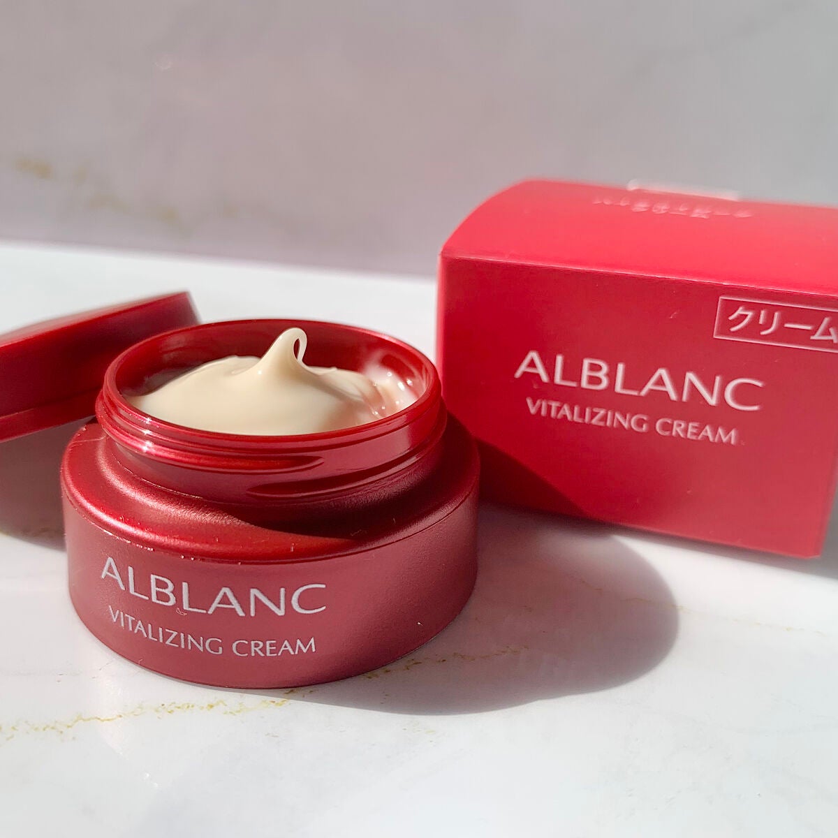 バイタライジングクリーム/ALBLANC/フェイスクリームを使ったクチコミ(3枚目)
