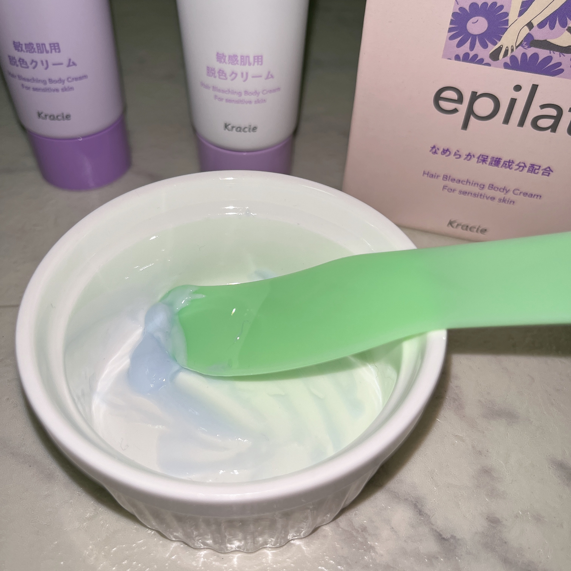 脱色クリーム 敏感肌用/エピラット/ムダ毛ケアを使ったクチコミ（2枚目）