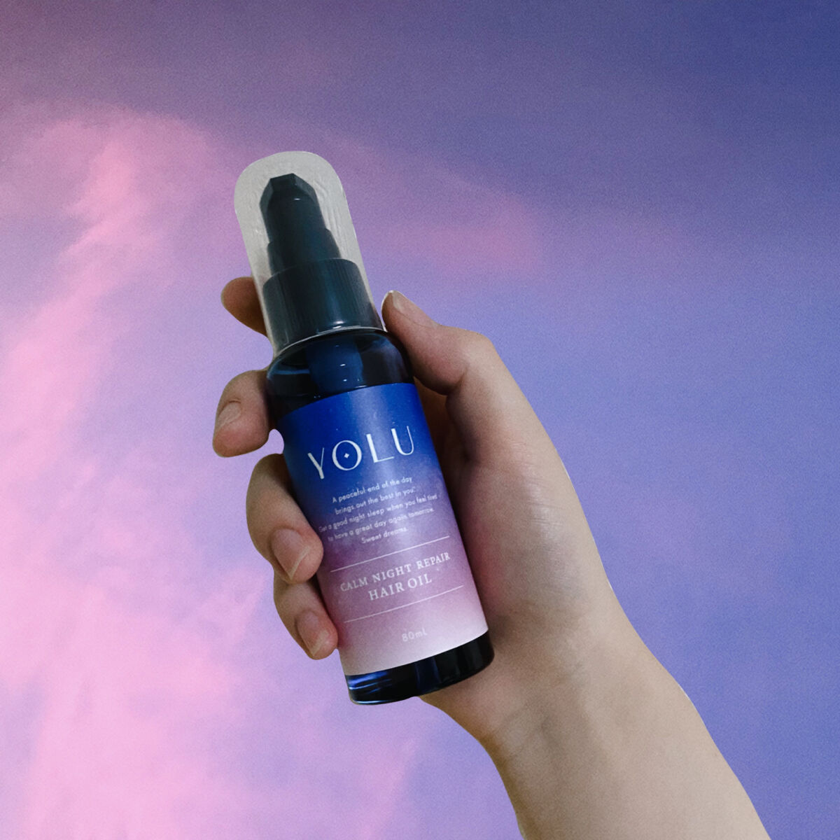 カームナイトリペアヘアオイル/YOLU/ヘアオイルを使ったクチコミ（1枚目）