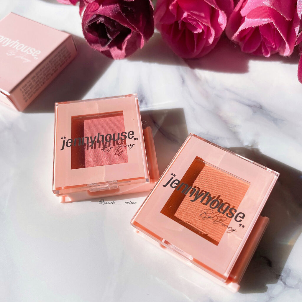 エアーフィットアーティストシャドウ 01Baby Peach/jenny house/単色アイシャドウを使ったクチコミ（2枚目）