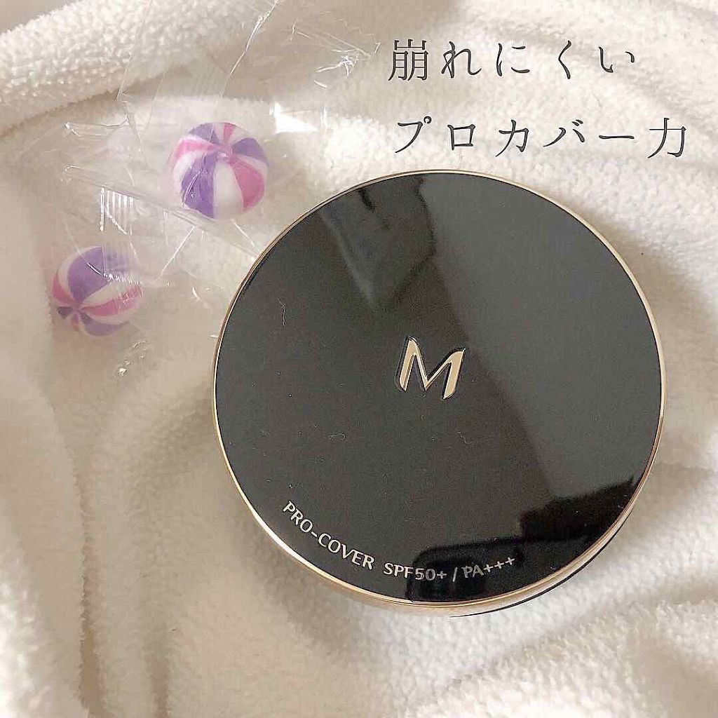 M クッション ファンデーション(プロカバー)/MISSHA/クッションファンデーションを使ったクチコミ(1枚目)