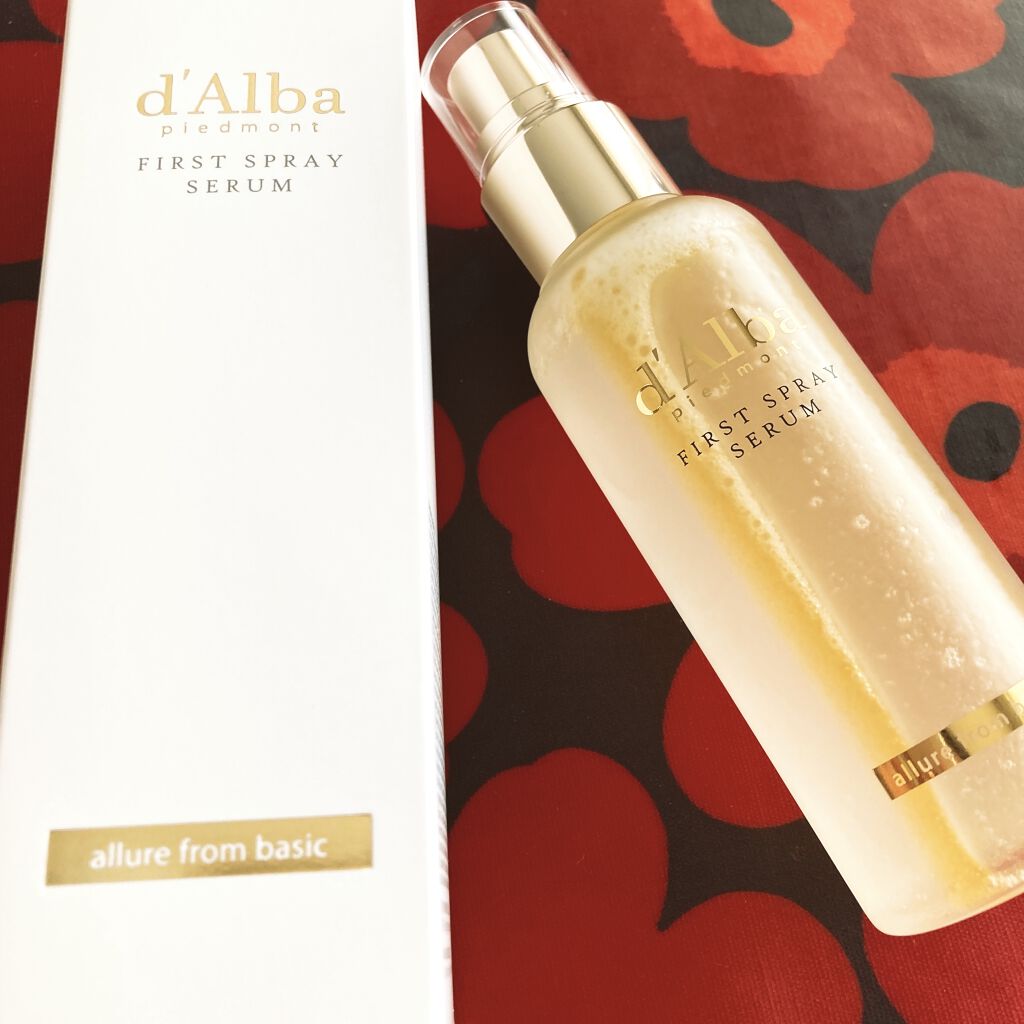 ダルバ ホワイトトリュフファーストスプレーセラム/ダルバ/ミスト状化粧水を使ったクチコミ（1枚目）