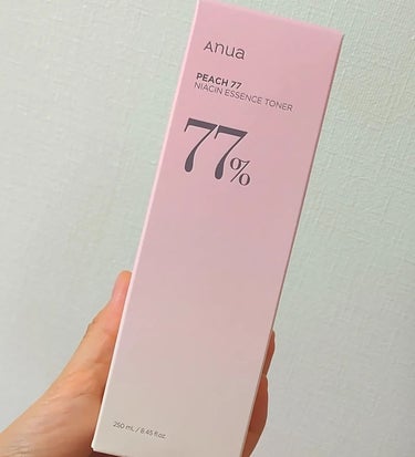 桃77％ナイアシンエッセンストナー 250ml/Anua/化粧水を使ったクチコミ（2枚目）