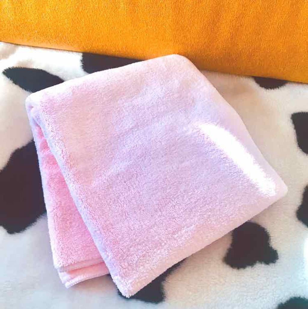 ヘアドライマイクロファイバータオル/ハホニコハッピーライフ/ヘアケアグッズを使ったクチコミ(1枚目)