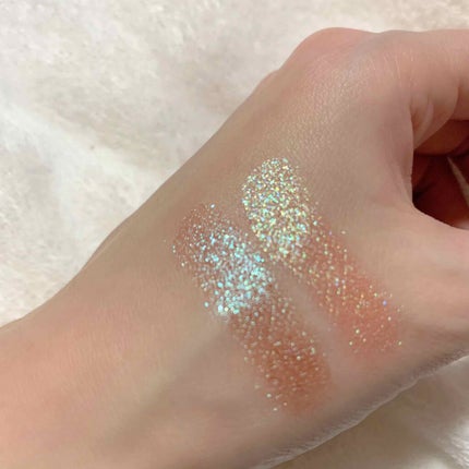 グリッター シャドウ カラー/rom&nd/グリッターを使ったクチコミ(4枚目)