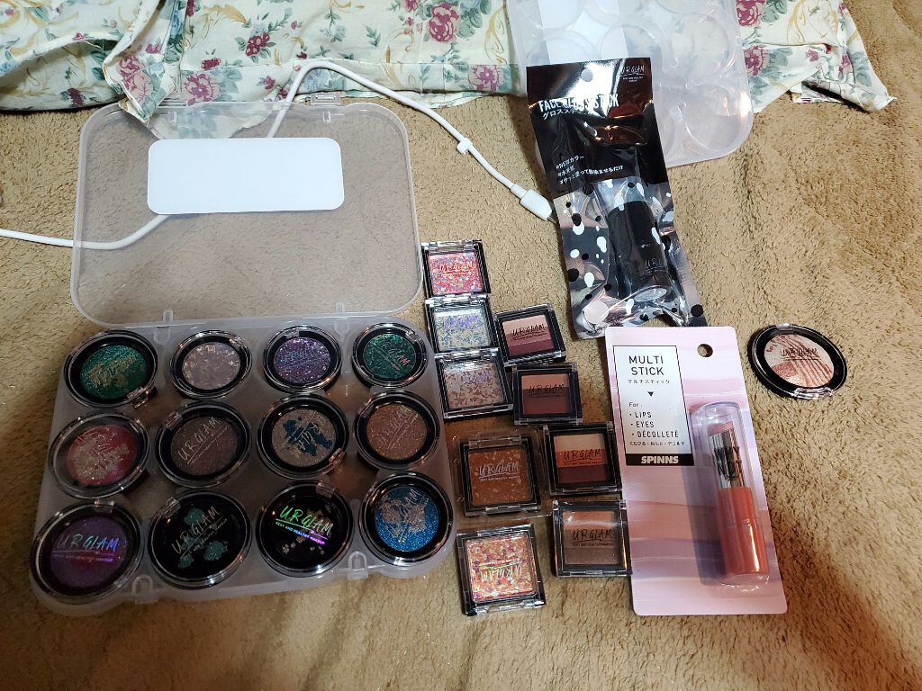 UR GLAM　FACE GLOSS STICK/U R GLAM/ジェル・クリームチークを使ったクチコミ（2枚目）