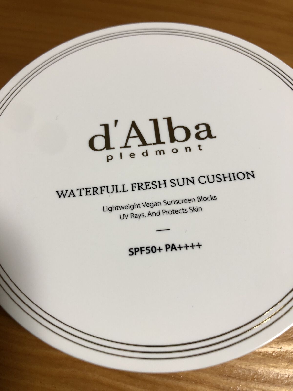 ウォータフルフレッシュサンクッション/ダルバ/日焼け止めローションを使ったクチコミ（1枚目）