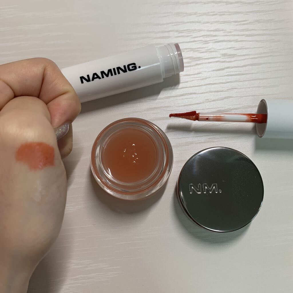 アッパーグロウマルチバーム/NAMING./リップバームを使ったクチコミ（3枚目）