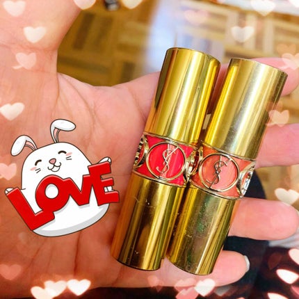 ルージュ ヴォリュプテ シャイン/YVES SAINT LAURENT BEAUTE/口紅を使ったクチコミ(1枚目)