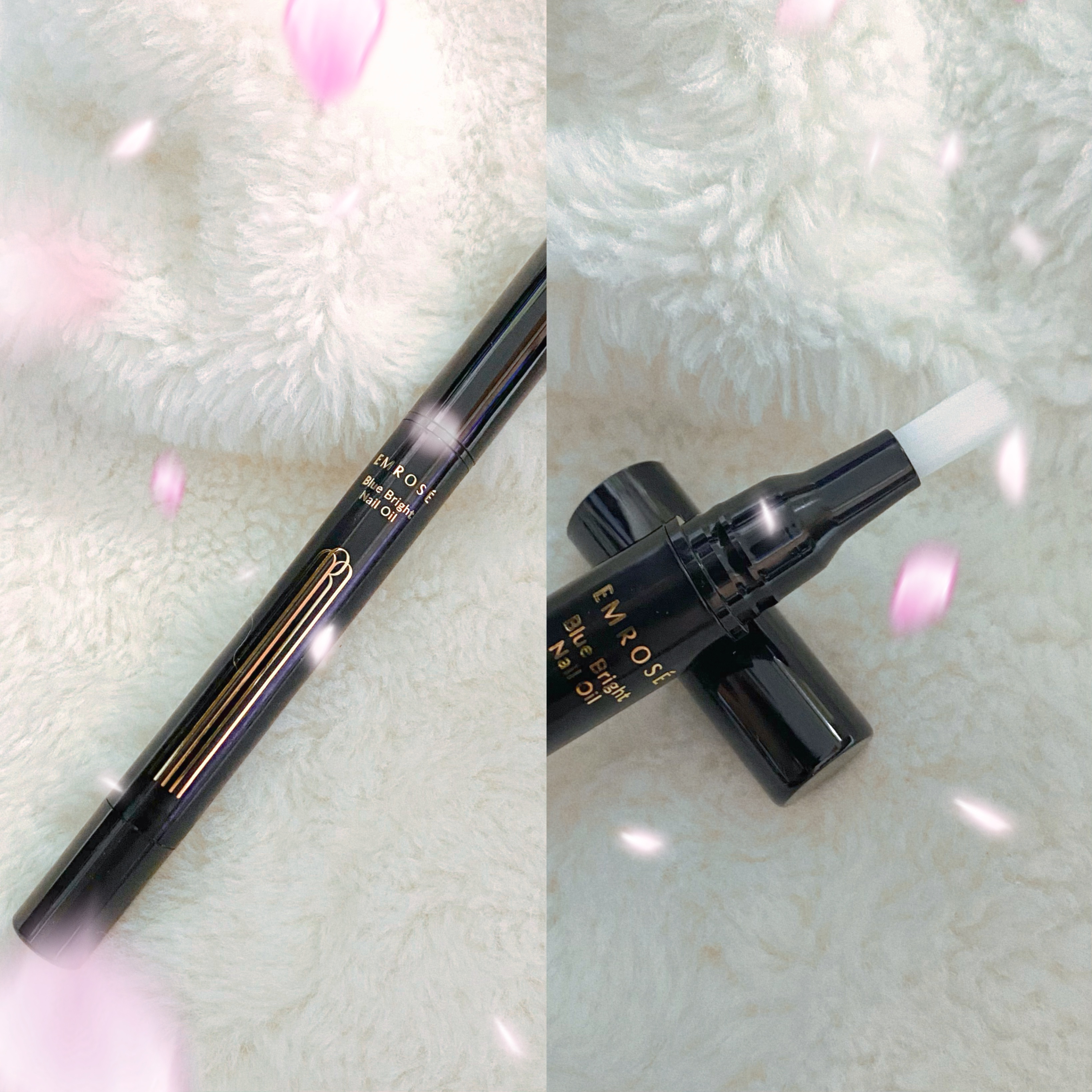 ブルーブライトネイルオイル/EMROSÉ/ネイルオイル・トリートメントを使ったクチコミ（2枚目）