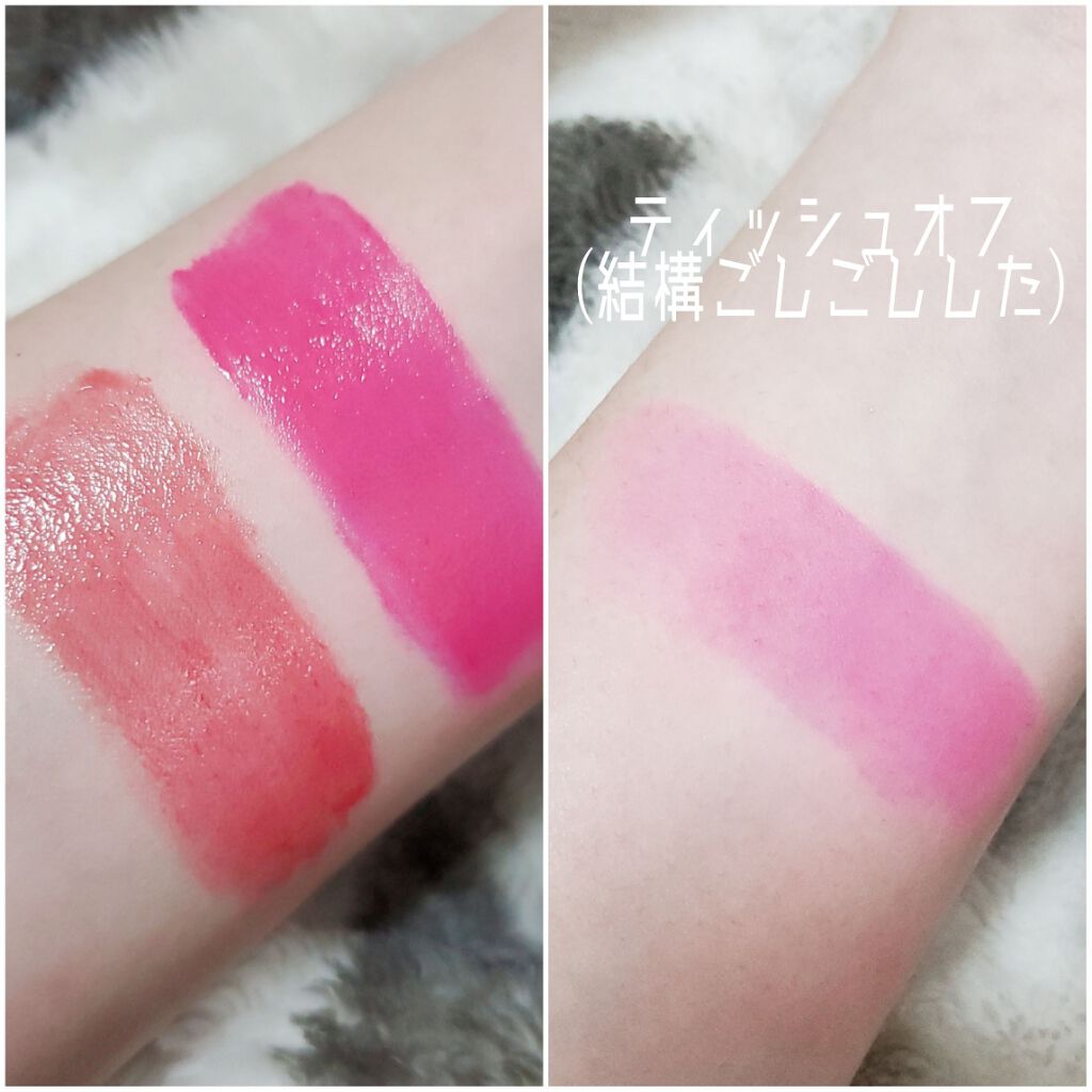 ラスティンググロスリップ/CEZANNE/口紅を使ったクチコミ(4枚目)