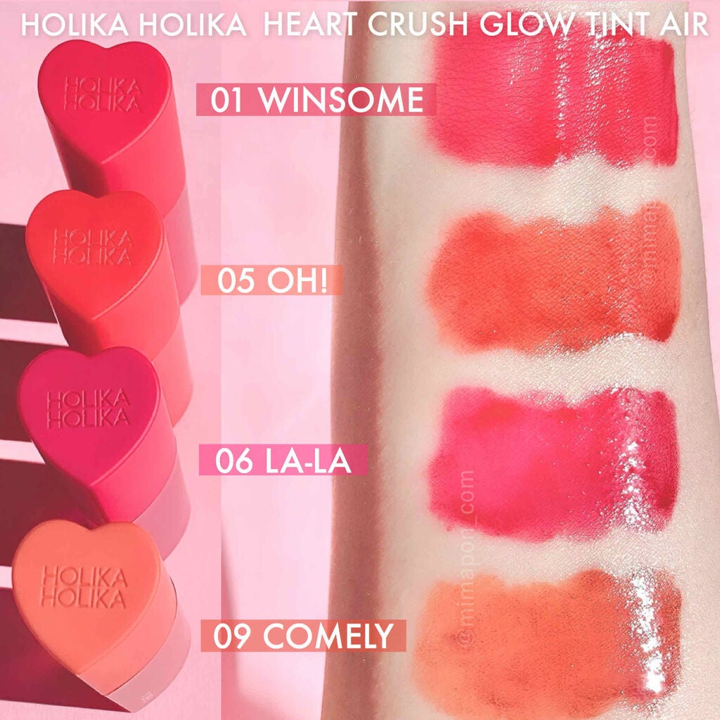 ホリカホリカ ハートクラッシュグローティントエアー/HOLIKA HOLIKA/リップティントを使ったクチコミ(2枚目)