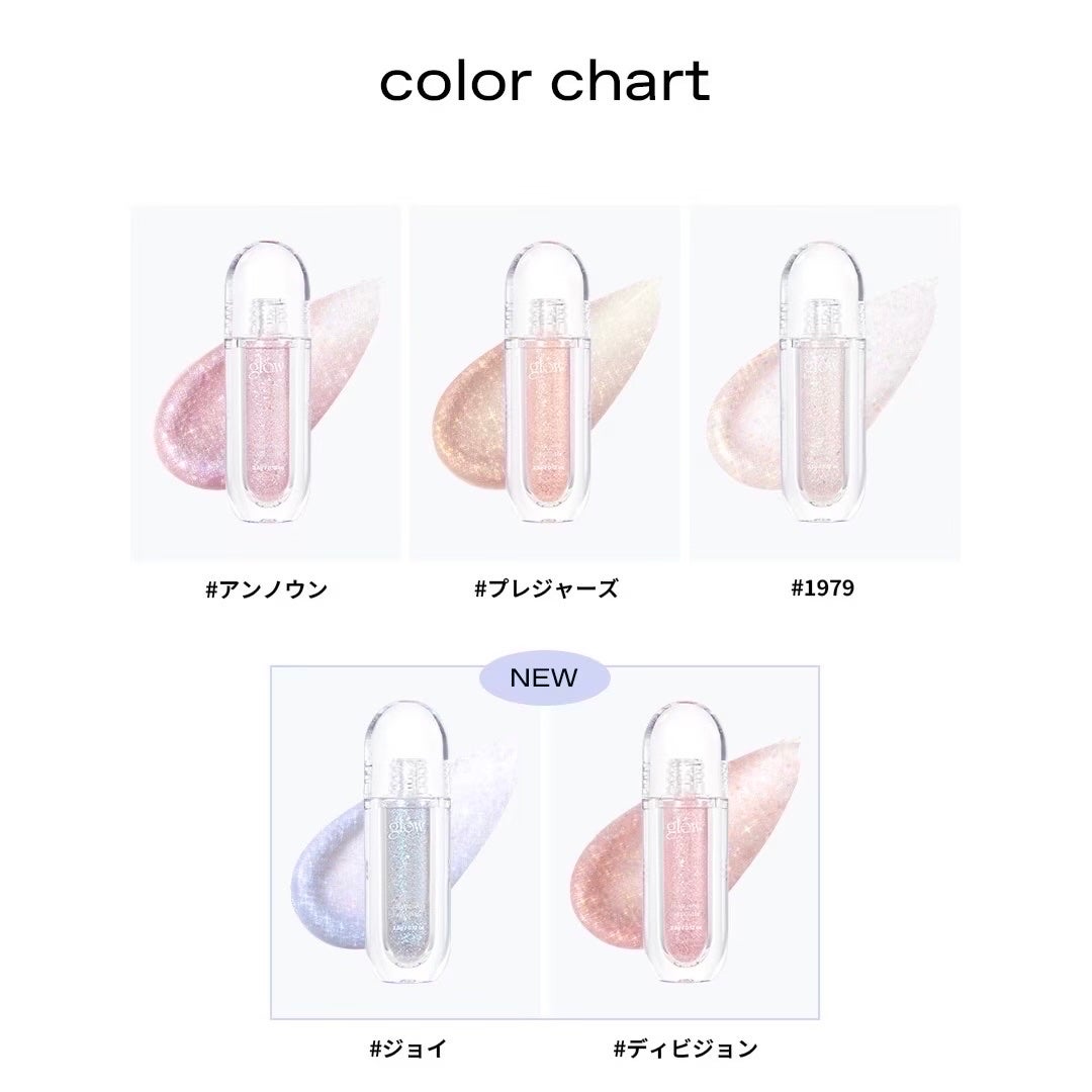 グラスグリッター/glow/グリッターを使ったクチコミ(6枚目)