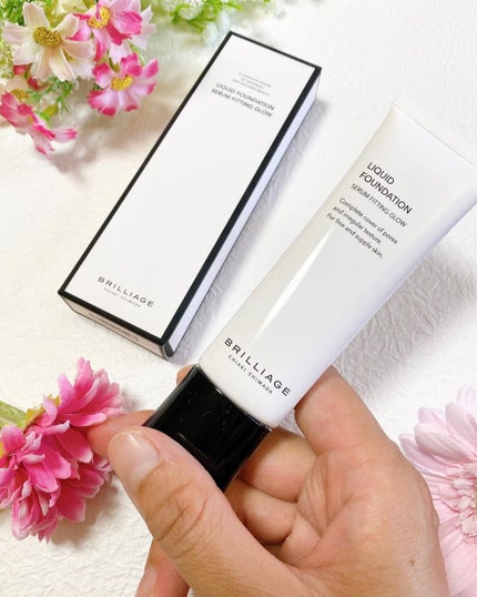 リキッドファンデーション セラム フィッティング グロウ/ブリリアージュ/リキッドファンデーションを使ったクチコミ(4枚目)