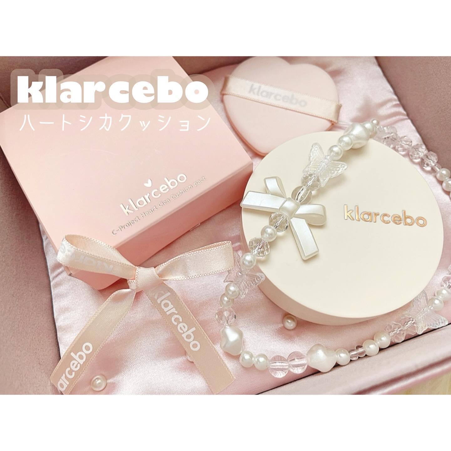 ハートシカクッション/klarcebo/クッションファンデーションを使ったクチコミ（1枚目）