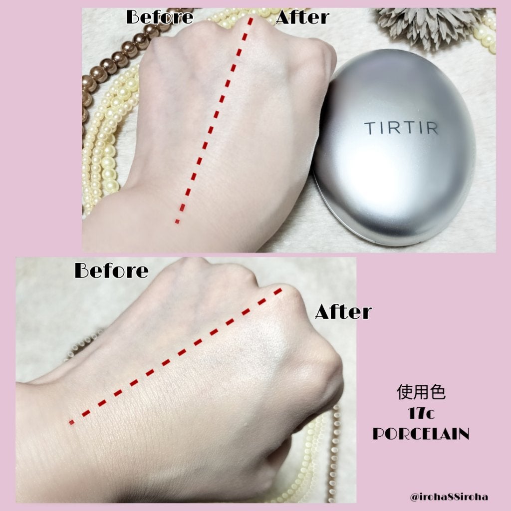 マスクフィットオーラクッション/TIRTIR(ティルティル)/クッションファンデーションを使ったクチコミ(3枚目)