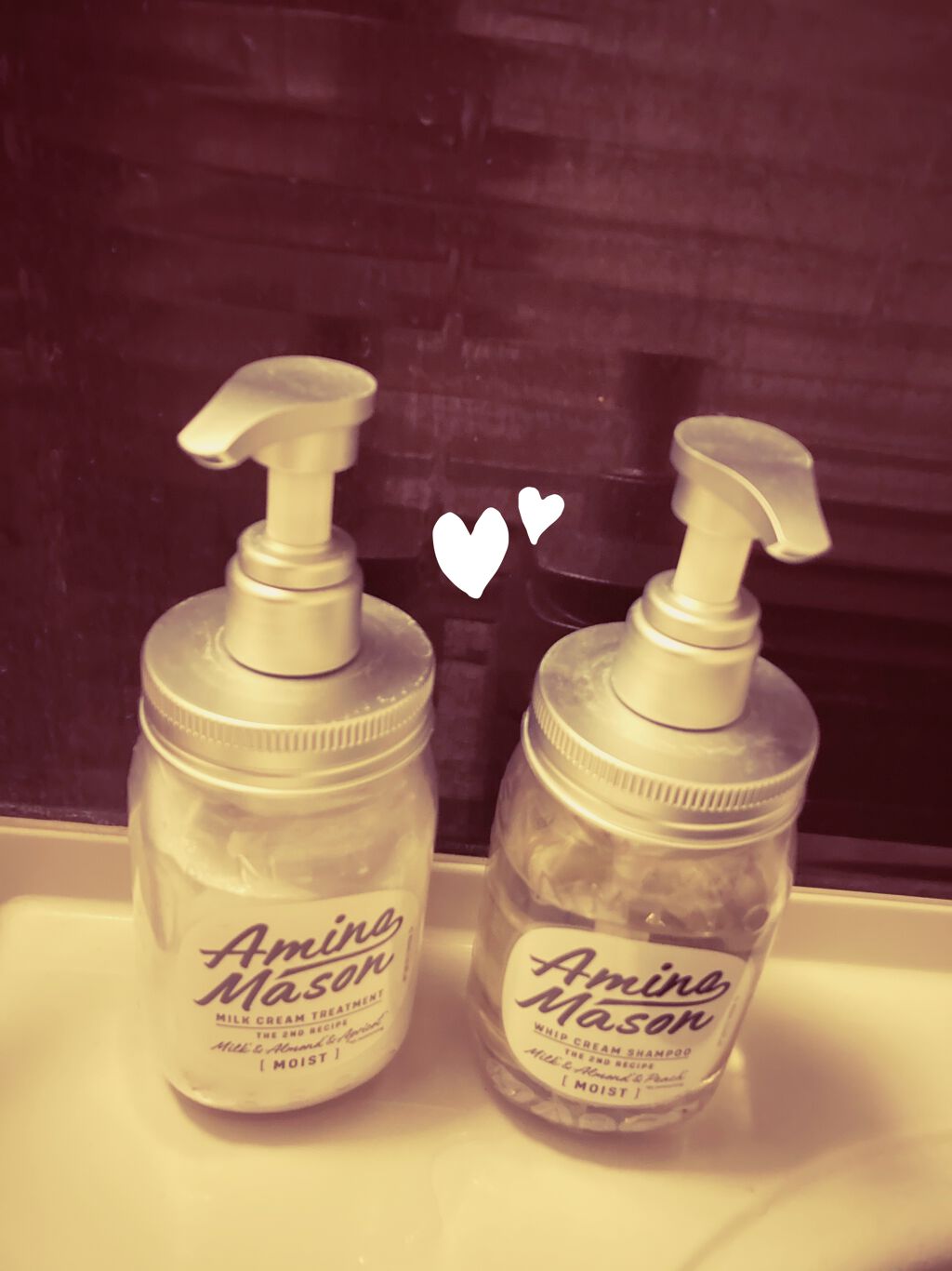 アミノメイソン ディープモイスト ホイップクリーム シャンプー/ミルククリーム ヘアトリートメント/アミノメイソン/市販シャンプーを使ったクチコミ（1枚目）