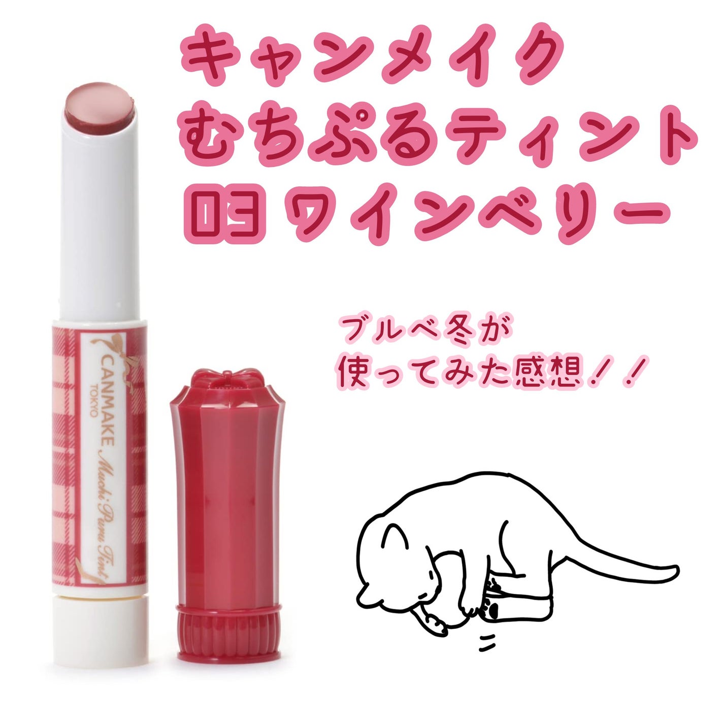 むちぷるティント/キャンメイク/リップティントを使ったクチコミ(1枚目)