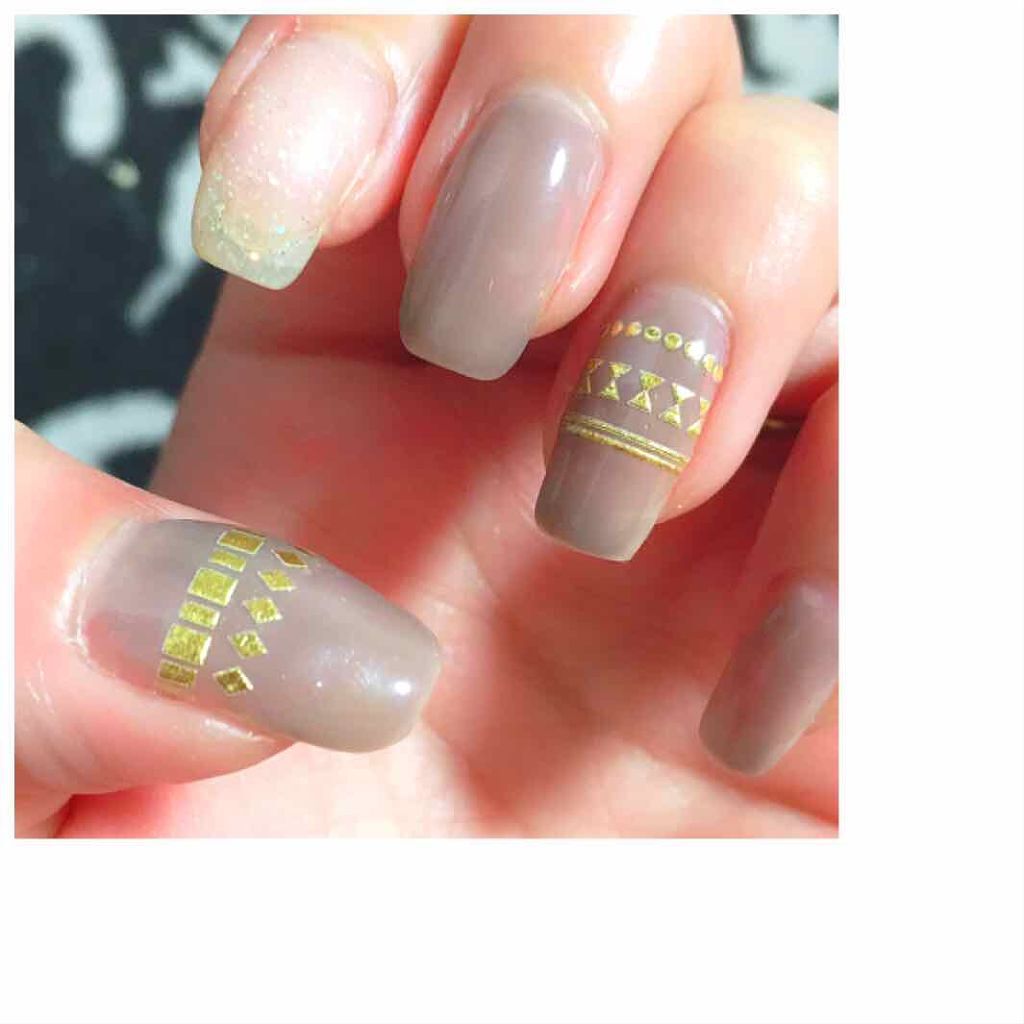 ネイルアートシール/DAISO/ネイルシールを使ったクチコミ(2枚目)