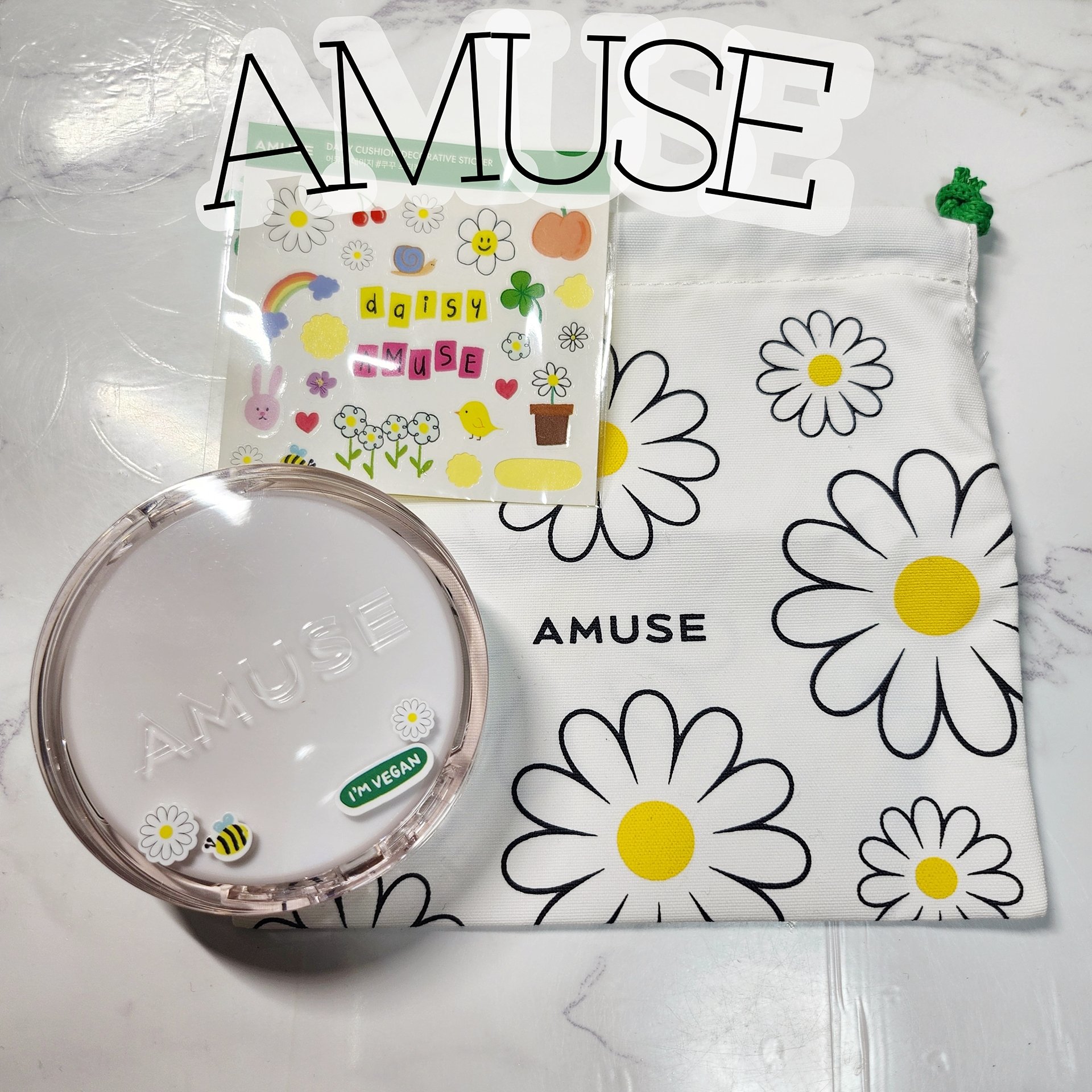 デュージェリーヴィーガンクッション 1.5CLEAR/AMUSE/クッションファンデーションを使ったクチコミ（1枚目）