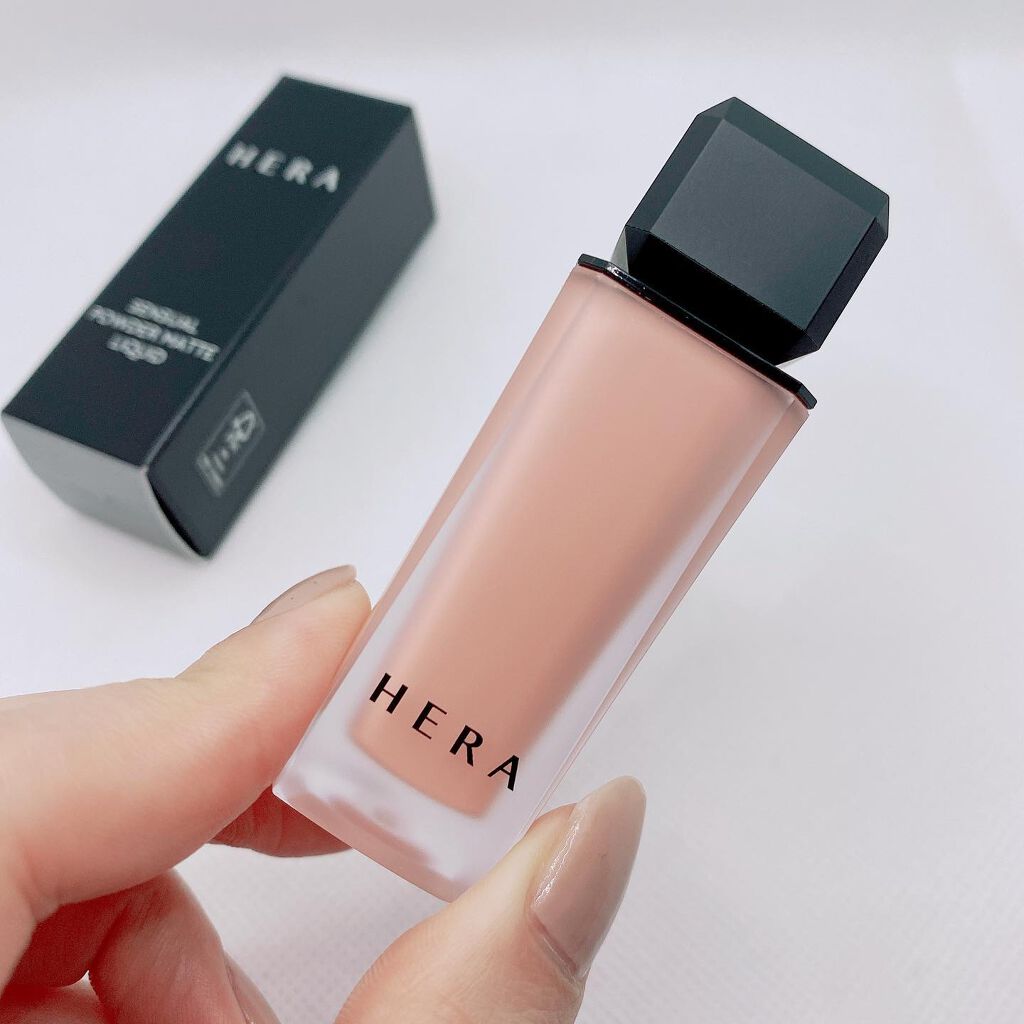 センシュアルパウダーマットリキッド/HERA/口紅を使ったクチコミ（2枚目）