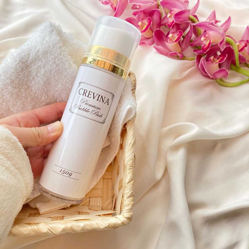 Rie_beauty on LIPS 「\ヒト幹細胞培養液・馬プラセンタ配合!炭酸パック/CREVIN..」(1枚目)