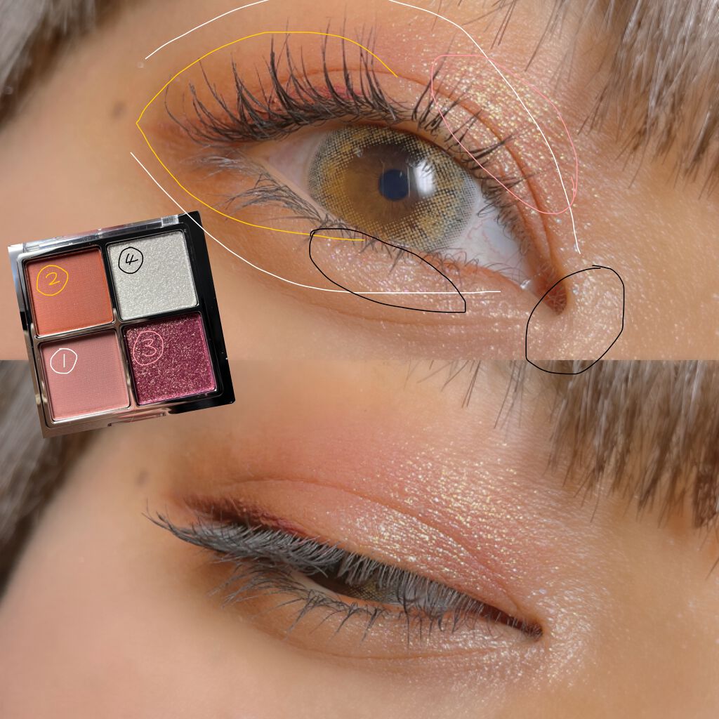 アイランドアドベンチャー4アイシャドウ/HEXZE(ヘックスゼ)/アイシャドウパレットを使ったクチコミ(5枚目)