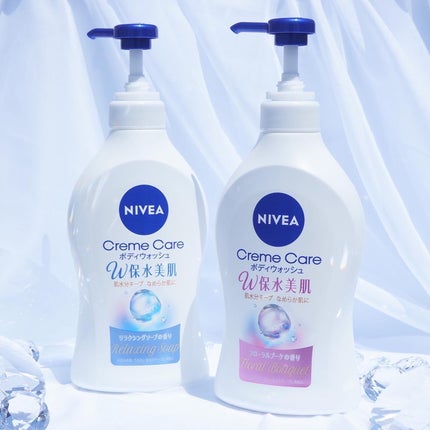 クリームケア ボディウォッシュ W保水美肌 リラクシングソープの香り/ニベア/ボディソープを使ったクチコミ(1枚目)