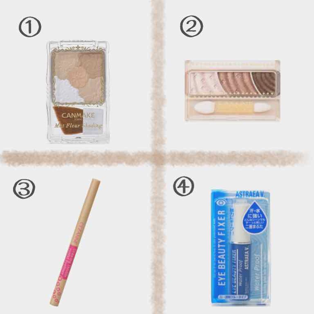 トーンアップアイシャドウ/CEZANNE/アイシャドウパレットを使ったクチコミ(2枚目)