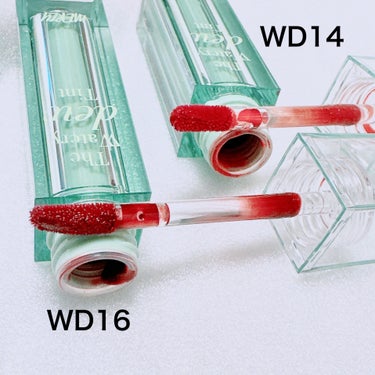 ザ ウォータリー デュー ティント シーズン3/MERZY/リップグロスを使ったクチコミ（2枚目）